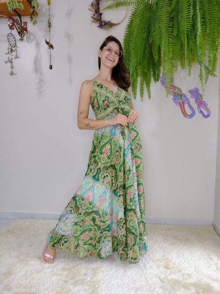 Vestido Indiano Alcinha Camomila Gold ( 2 )