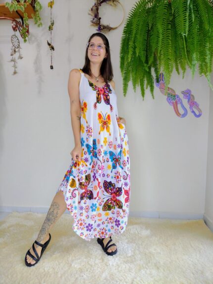 Vestido Indiano Trapézio ( 1 )