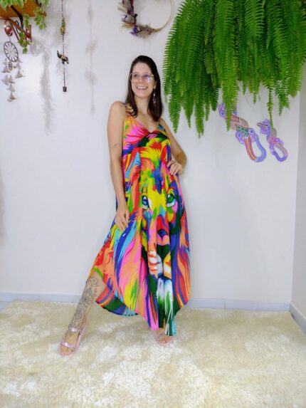 Vestido Indiano Trapézio ( 2 )