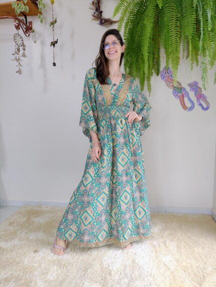 Vestido Indiano Manga Arabella ( A )