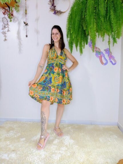 Vestido Indiano Luana Curto (A)
